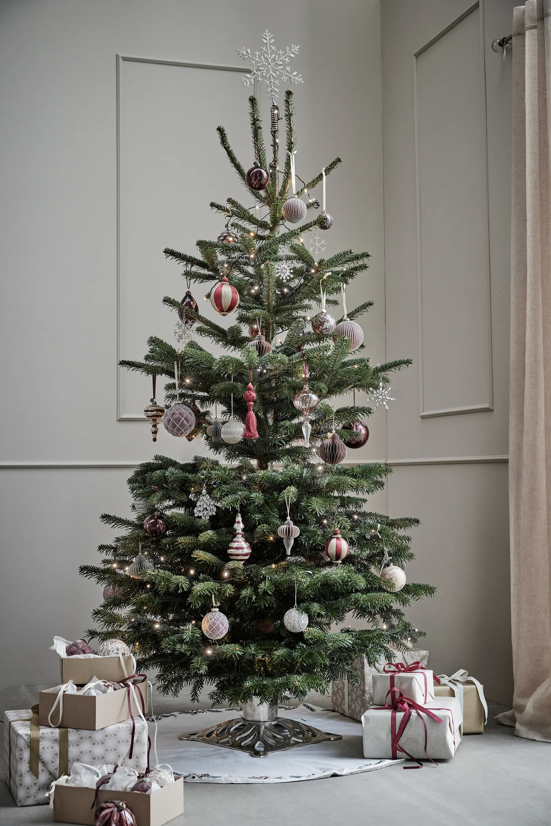 Zawieszka dekoracyjna Paline 10 cm, Dark rose-silver Lene Bjerre