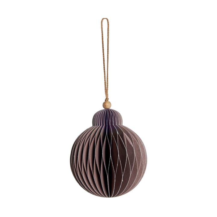 Zawieszka dekoracyjna Paline Ø10 cm - Dark rose-silver - Lene Bjerre