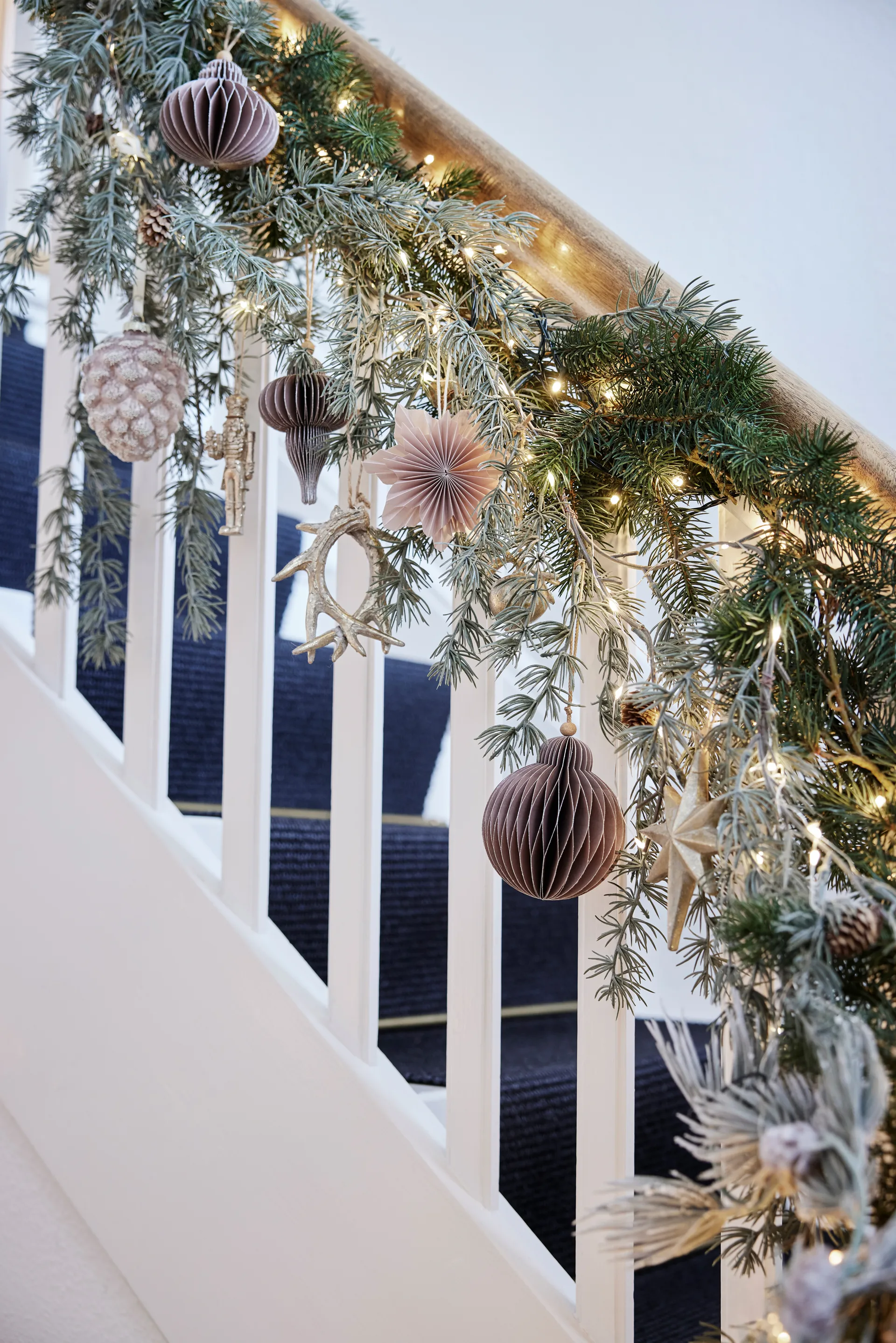 Zawieszka dekoracyjna Paline Ø10 cm, Dark rose-silver Lene Bjerre