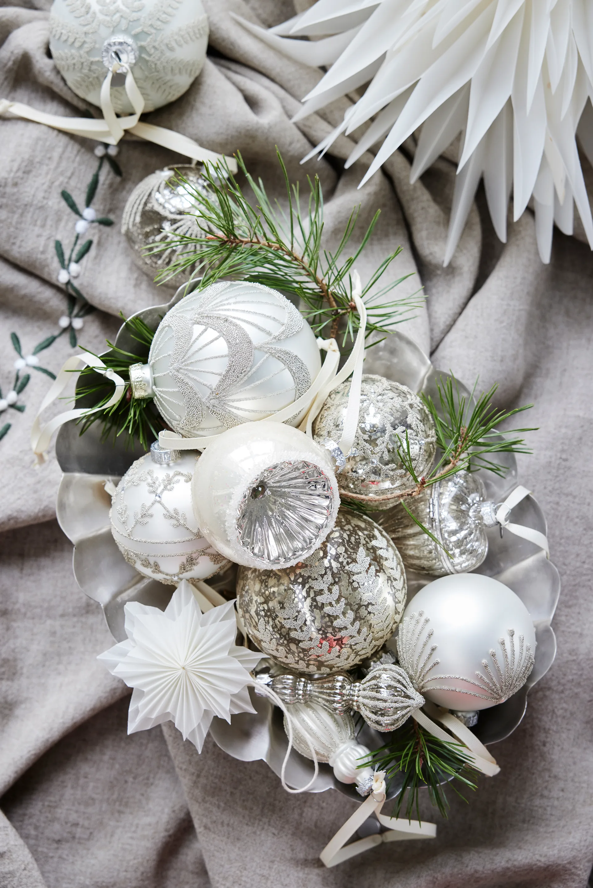 Zawieszka dekoracyjna Palisa gwiazda 10 cm, Off white Lene Bjerre