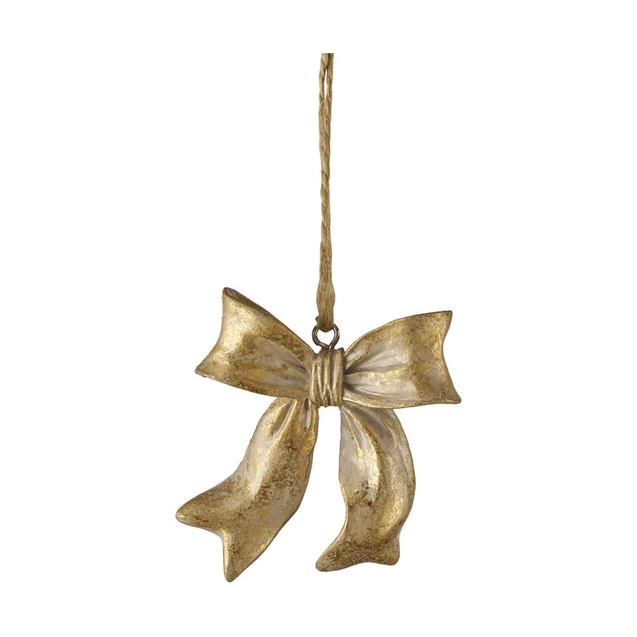 Zawieszka Serafina bow - Złoty, 6x2,5x6,7 cm - Lene Bjerre