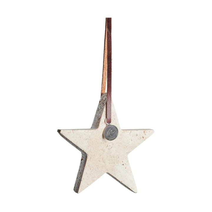 Zawieszka świąteczna Elina gwiazda 10 cm, Linen Lene Bjerre
