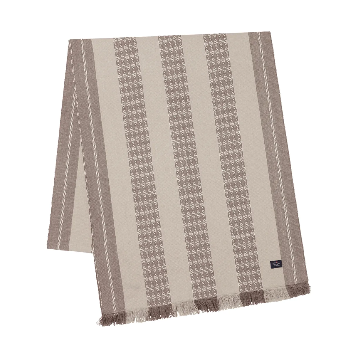 Bieżnik na stół Jacquard Striped 50x250 cm, Beige Lexington