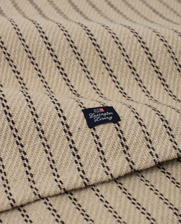 Bieżnik na stół Striped Jute Cotton 50x250 cm, Beige-dark gray Lexington
