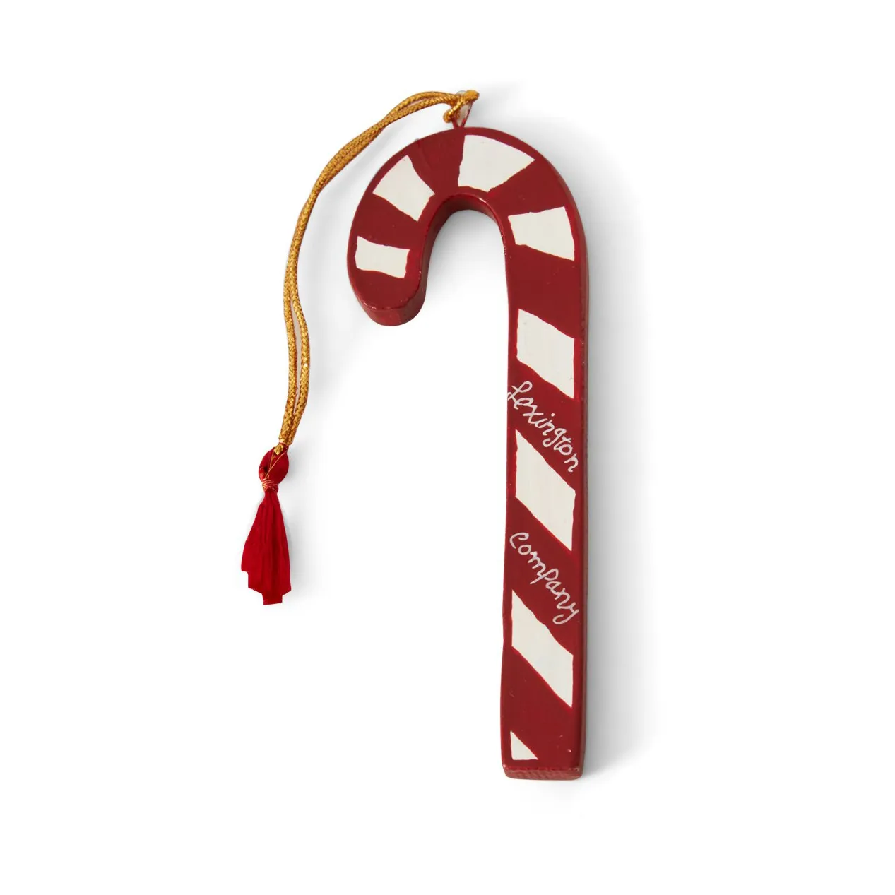 Candy Cane Papier Maché zawieszka na choinkę, 12 cm Lexington