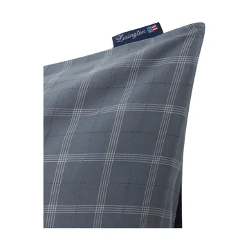 Checked Pinpoint Oxford poszewka 50x60 cm - Dove - Lexington