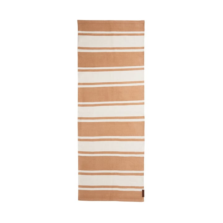 Chodnik z bawełny organicznej Striped 70x130 cm - Beige-white - Lexington