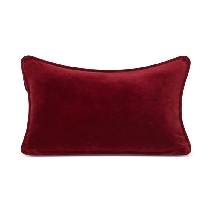 Christmas Organic Cotton Velvet poduszka 30x50 cm - Red - Lexington