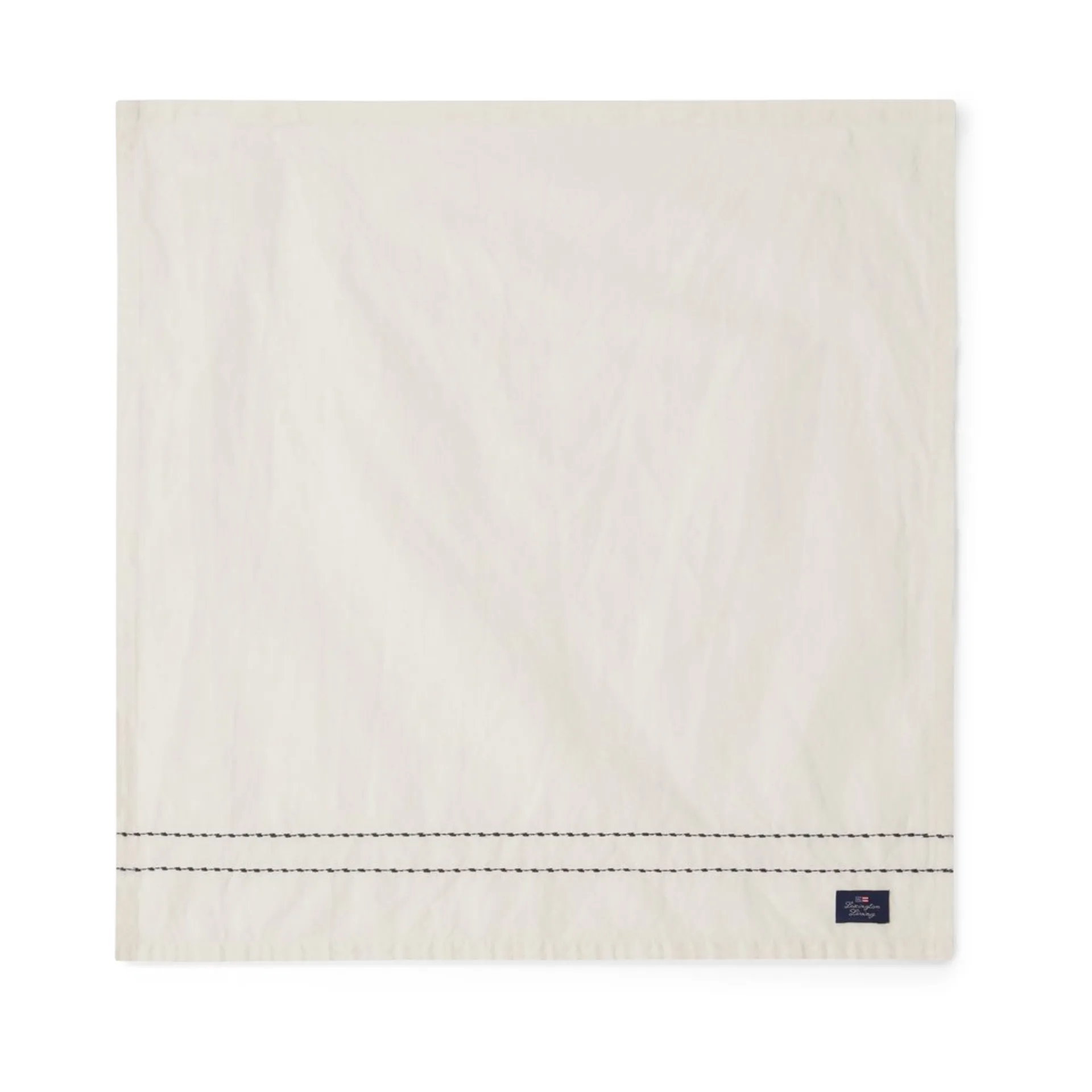Cotton Linen tkanina serwetka stitches 50x50 cm, Off-white Lexington