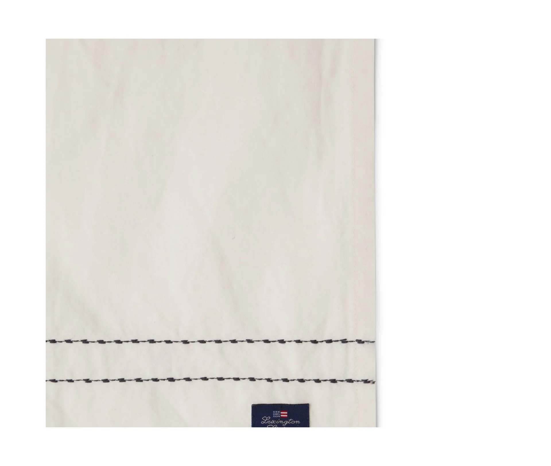 Cotton Linen tkanina serwetka stitches 50x50 cm, Off-white Lexington