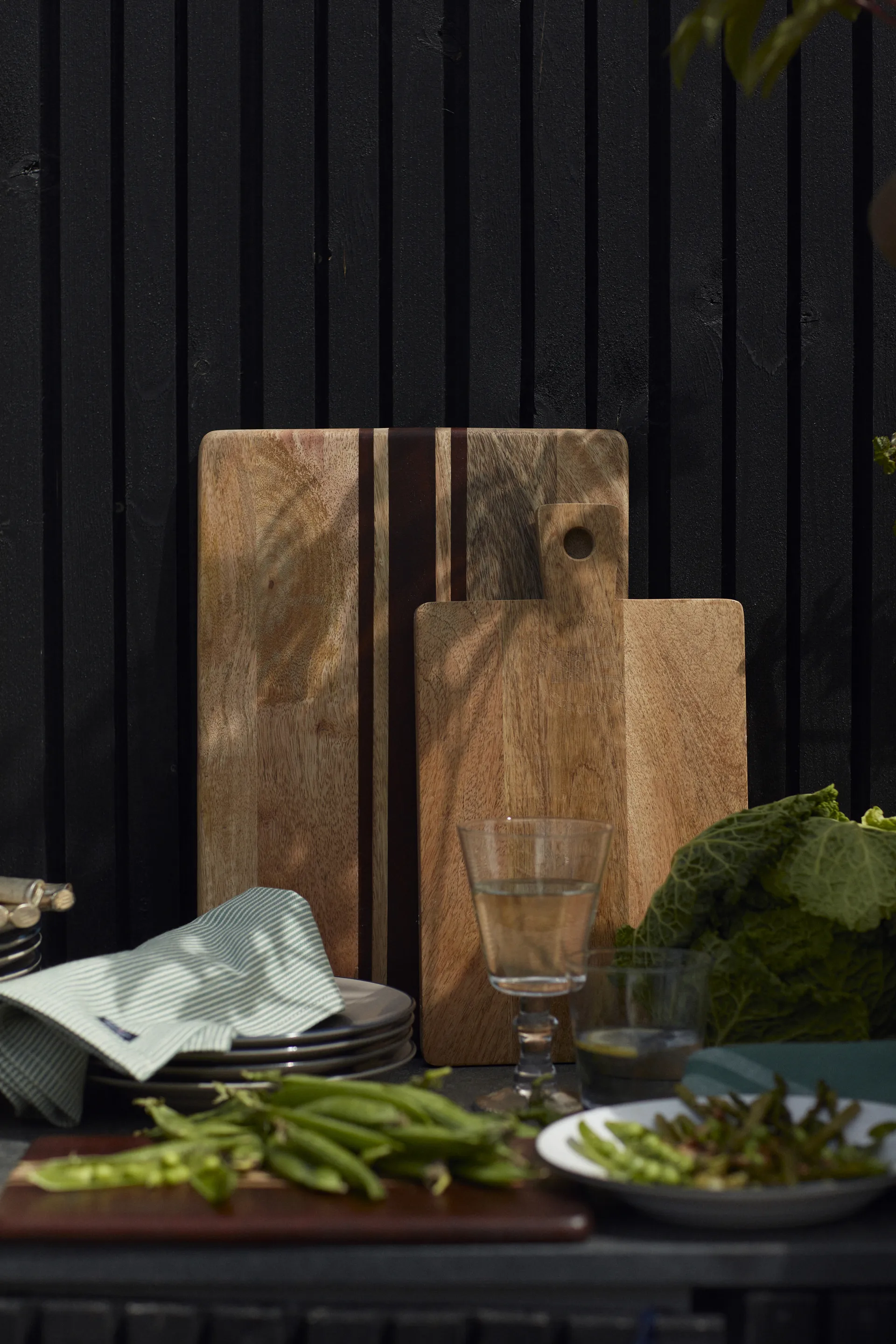 Drewniana deska do serwowania Stripes, 40x28cm Lexington