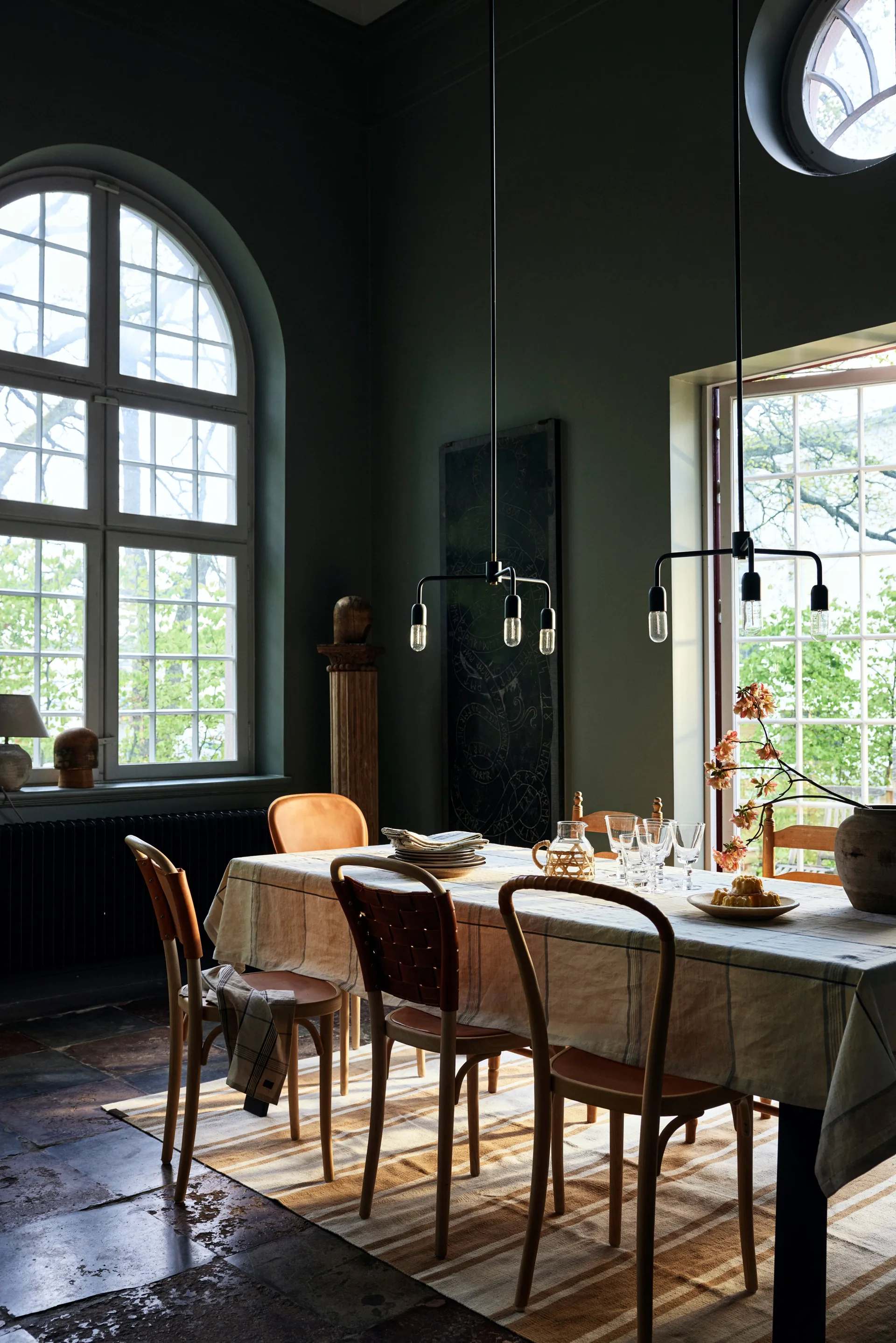 Dywan bawełniany Striped 170x240 cm, Beige-white Lexington