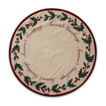 Dywanik pod choinkę Jute Cotton Christmas Tree Ø110 cm - Beżowy - Lexington
