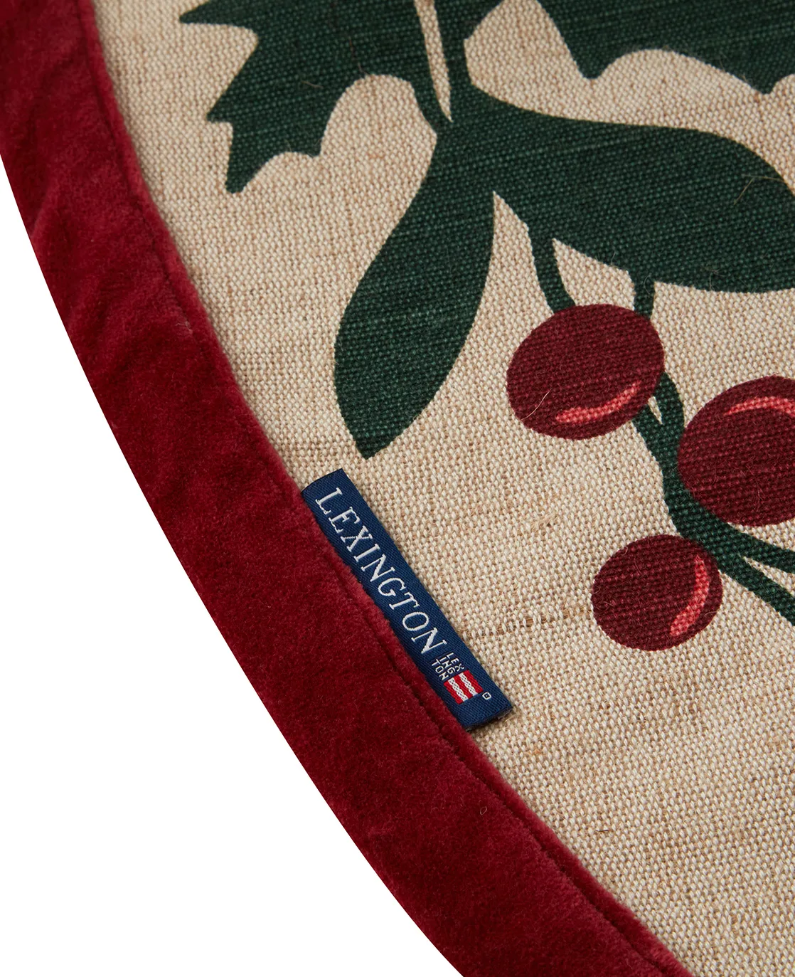 Dywanik pod choinkę Jute Cotton Christmas Tree Ø110 cm, Beżowy Lexington
