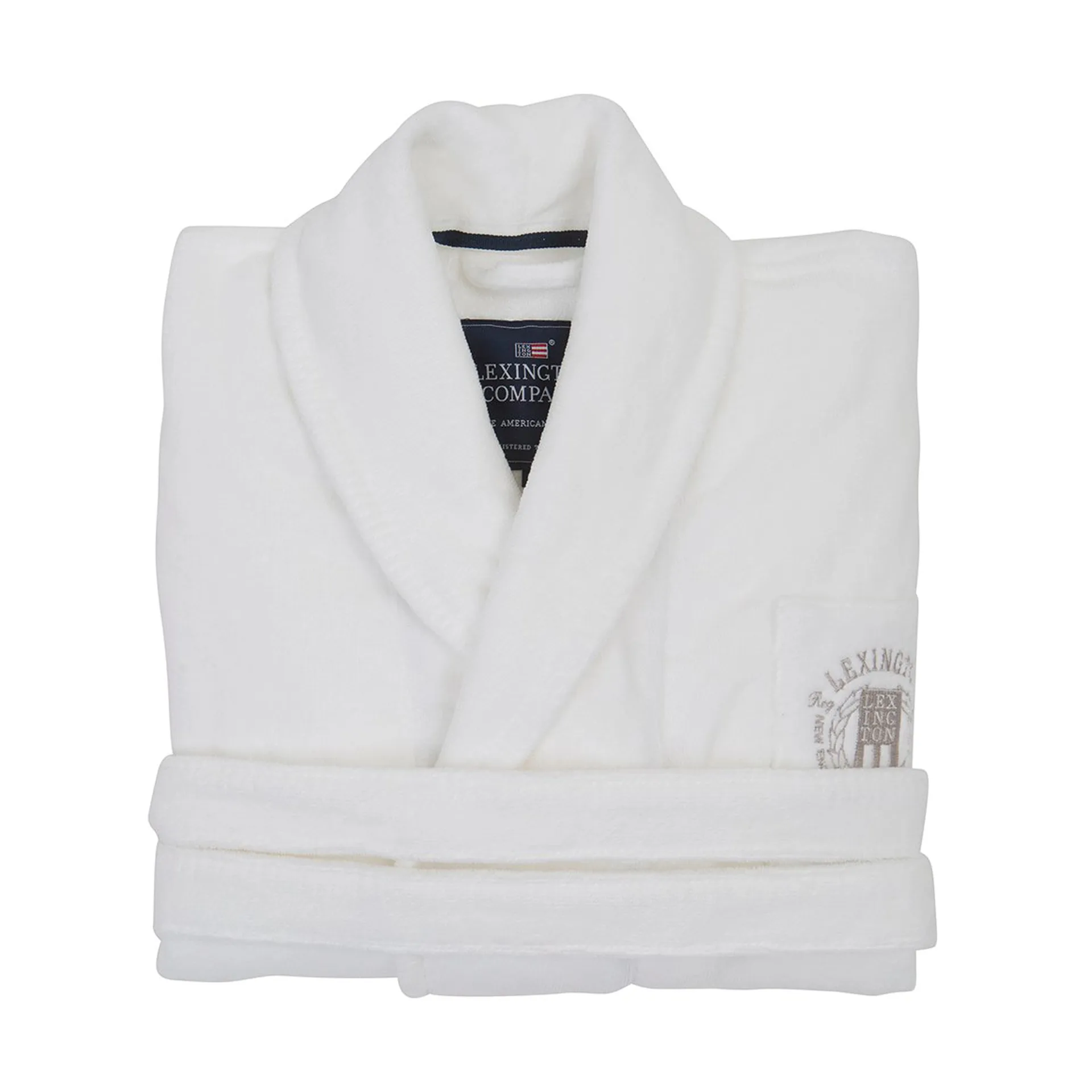 Hotel Velour szlafrok XL, White Lexington
