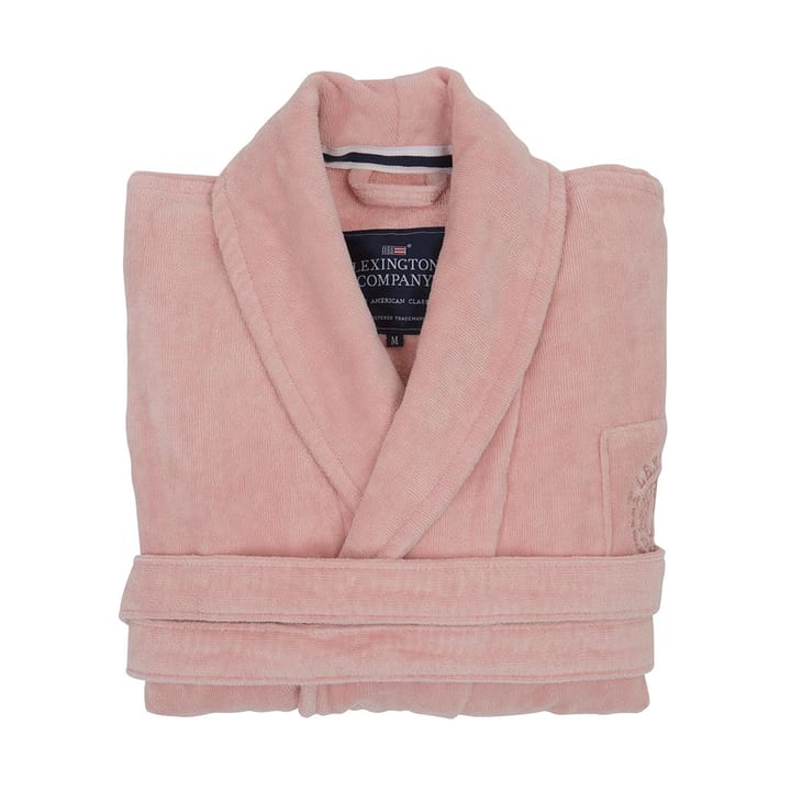 Hotel Velour szlafrok XS - Pink - Lexington