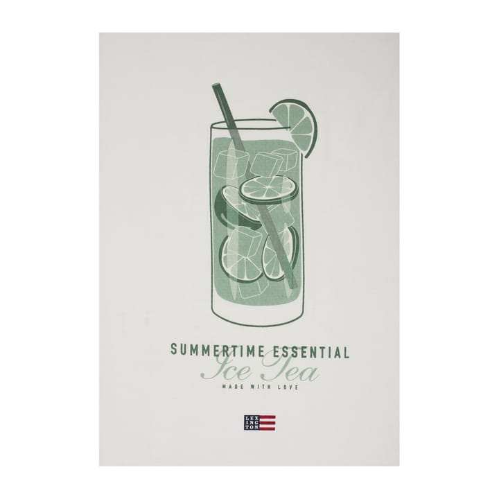 Ice Tea Organic Cotton Twill ręcznik kuchenny 50x70 cm - Biały - Lexington