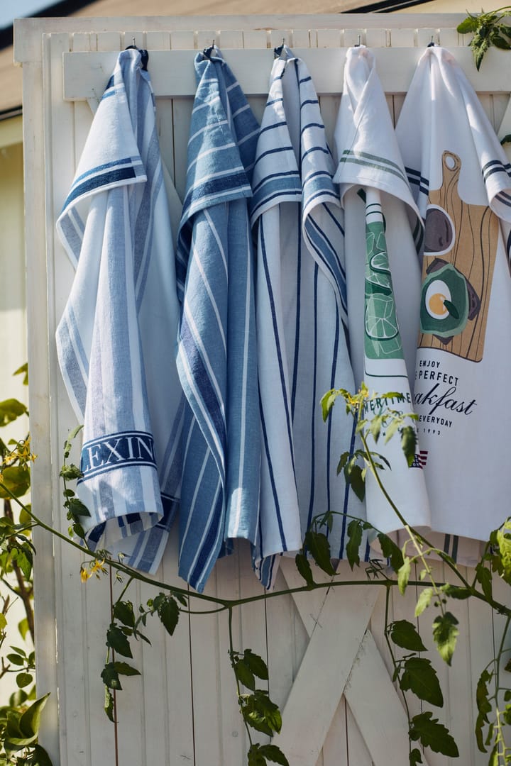Ice Tea Organic Cotton Twill ręcznik kuchenny 50x70 cm - Biały - Lexington