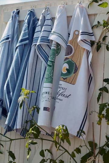 Ice Tea Organic Cotton Twill ręcznik kuchenny 50x70 cm - Biały - Lexington