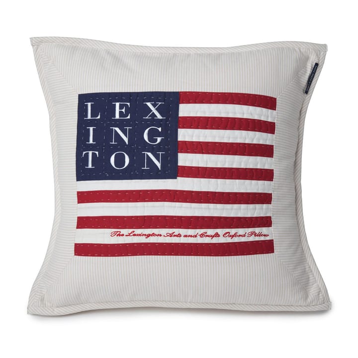 Icons Arts & Crafts poszewka na poduszkę 50x50 cm - Beige-white - Lexington