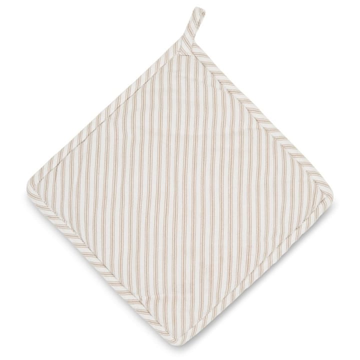 Icons Herringbone Striped łapka do garnków - Beige-white - Lexington