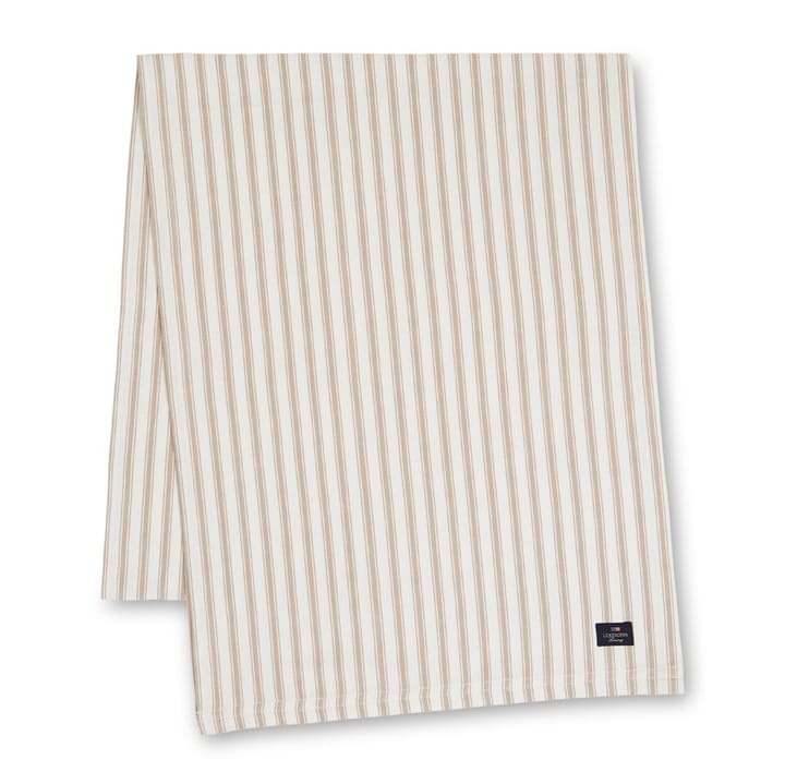 Icons Herringbone Striped bieżnik 50x150 cm - Beige-white - Lexington