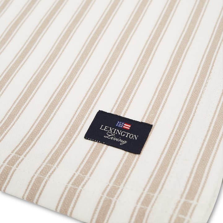 Icons Herringbone Striped bieżnik 50x150 cm, Beige-white Lexington