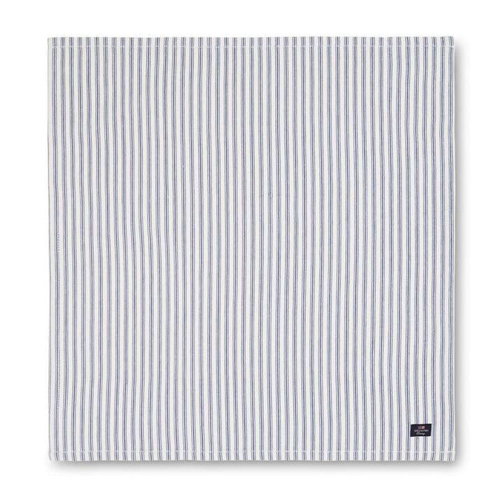 Icons Herringbone Striped serwetka 50x50 cm - Blue-white - Lexington