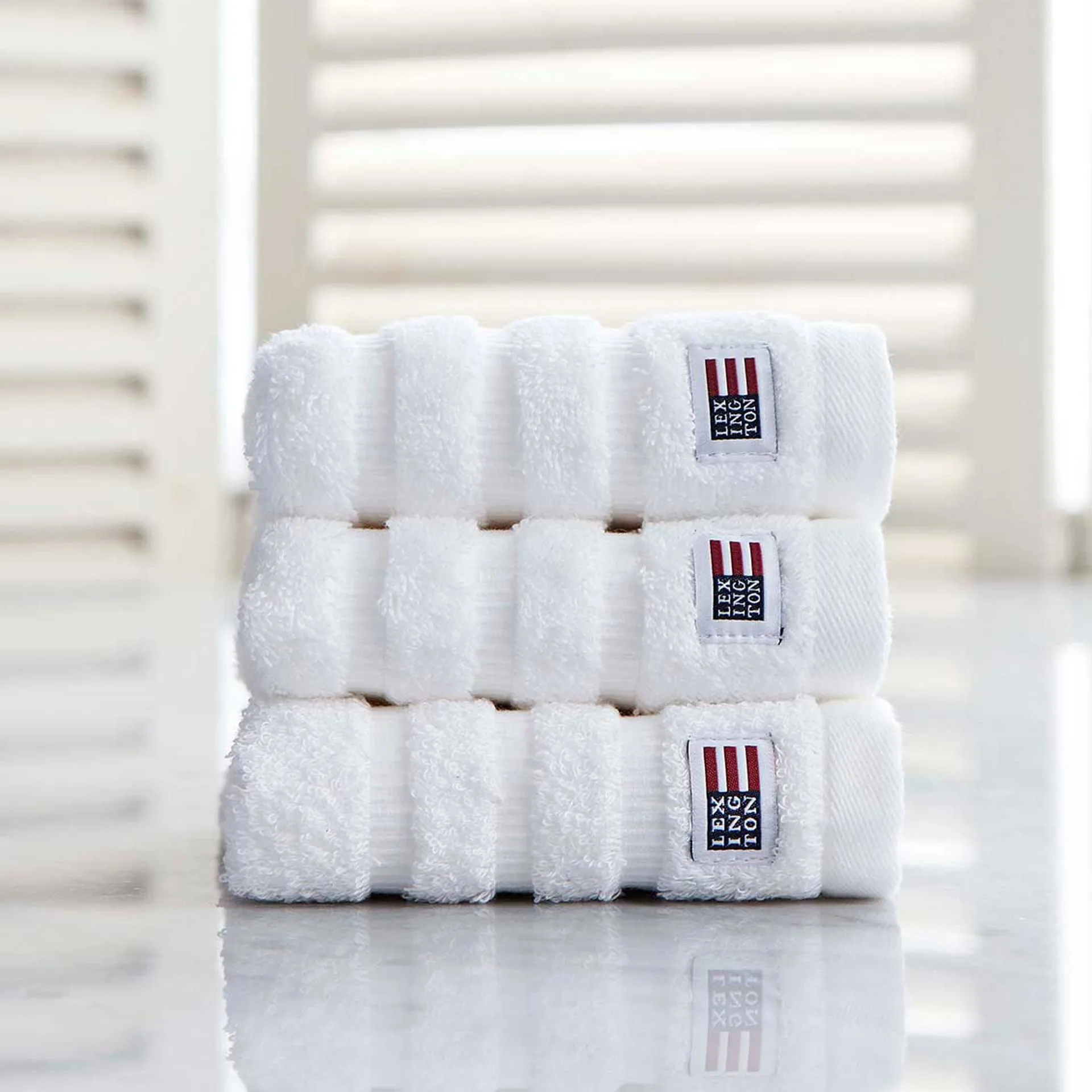 Icons Original ręcznik 30x50 cm, Biały Lexington