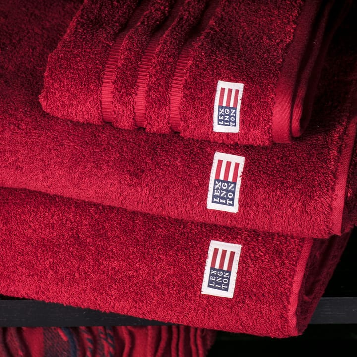 Icons Original ręcznik 30x50 cm - Czerwony - Lexington