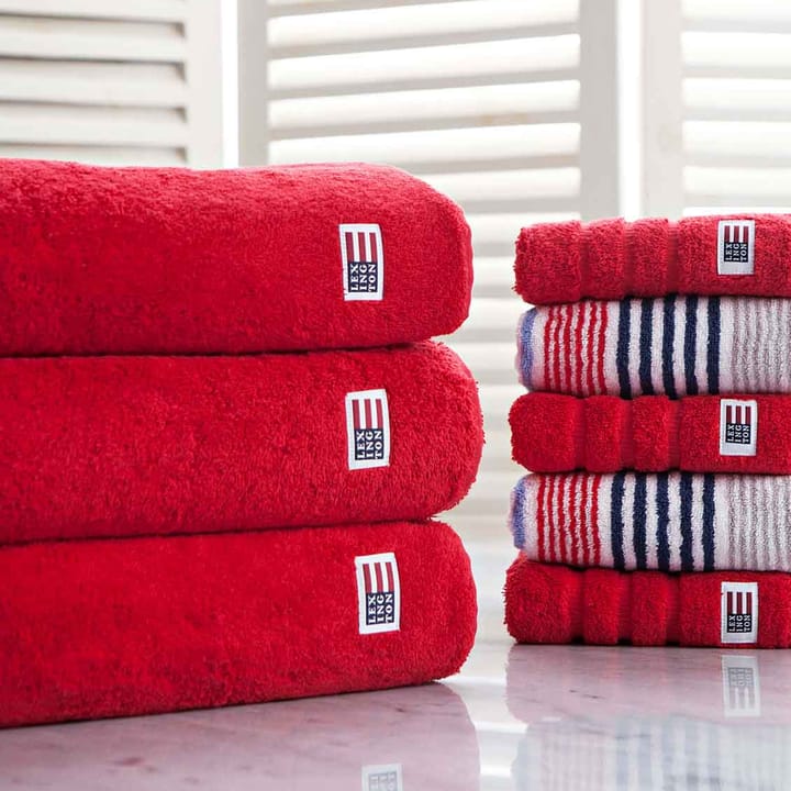 Icons Original ręcznik kąpielowy 100x150 cm - Czerwony - Lexington
