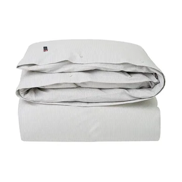 Icons Pin Point poszwa na kołdrę 150x210 cm - Beige-white - Lexington