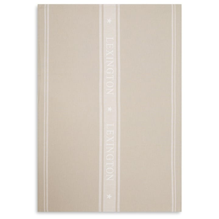 Icons Star ręcznik kuchenny 50x70 cm - Beige-white - Lexington