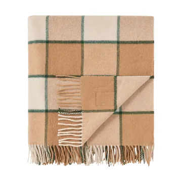 Koc Checked Recycled Wool 130x170 cm - Beige-Light beige-green - Lexington