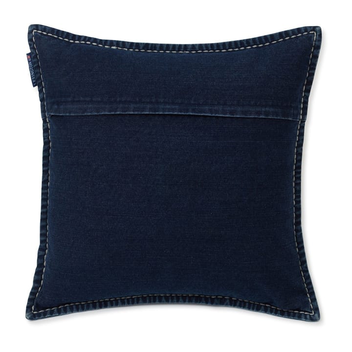 Lazy Days Denim Twill Bawełniana poszewka na poduszkę 50x50 cm, Denim blue Lexington