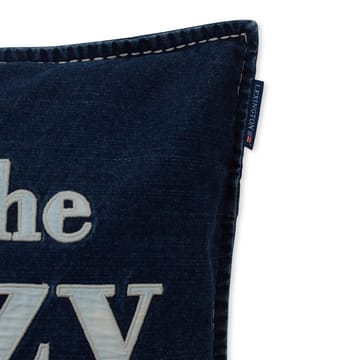 Lazy Days Denim Twill Bawełniana poszewka na poduszkę 50x50 cm - Denim blue - Lexington