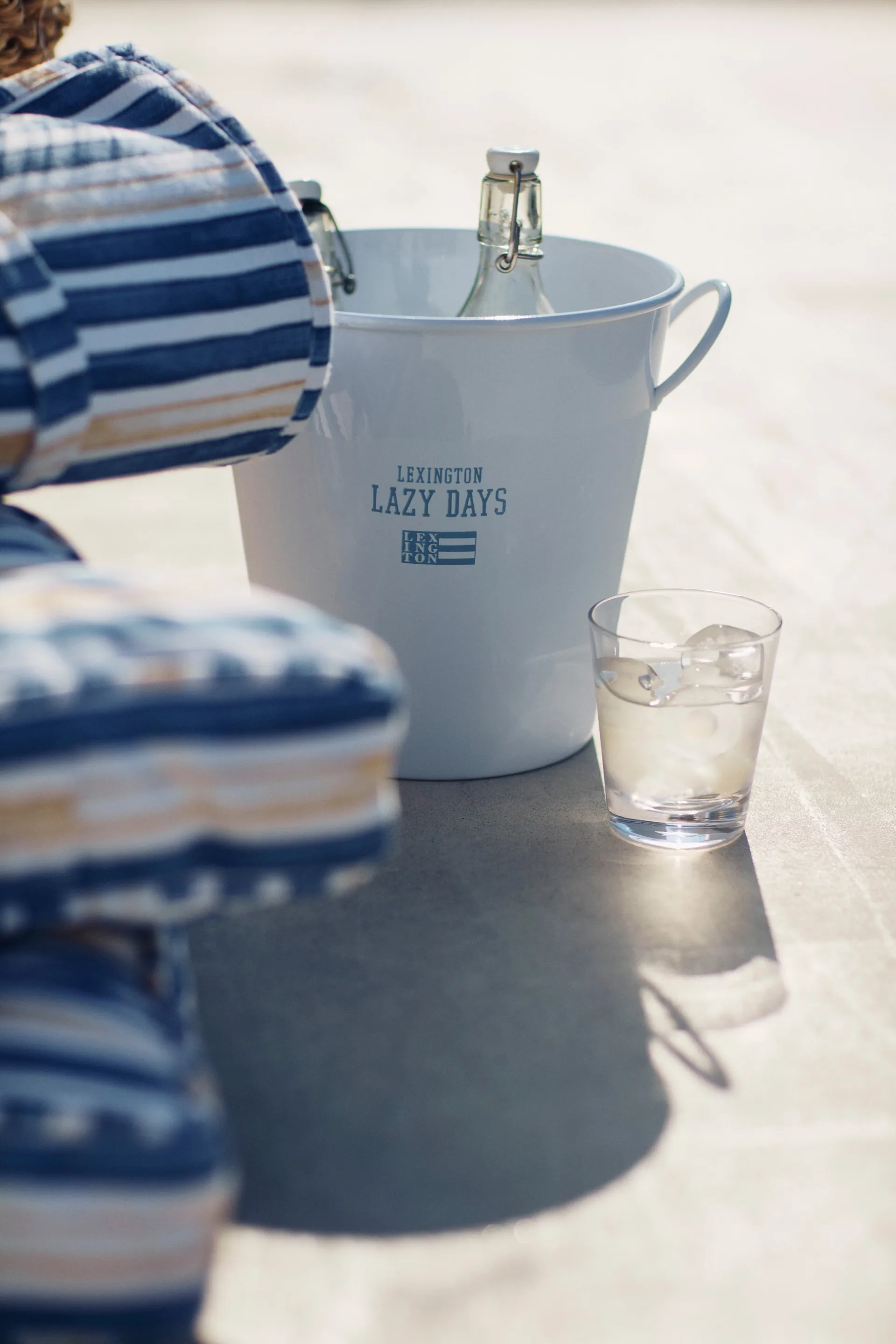 Lazy Days kubełek na lód Ø23 cm, Biały Lexington