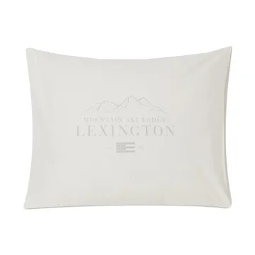 Lexington Printed Cotton Poplin poszewka 50x60 cm - White-light gray - Lexington