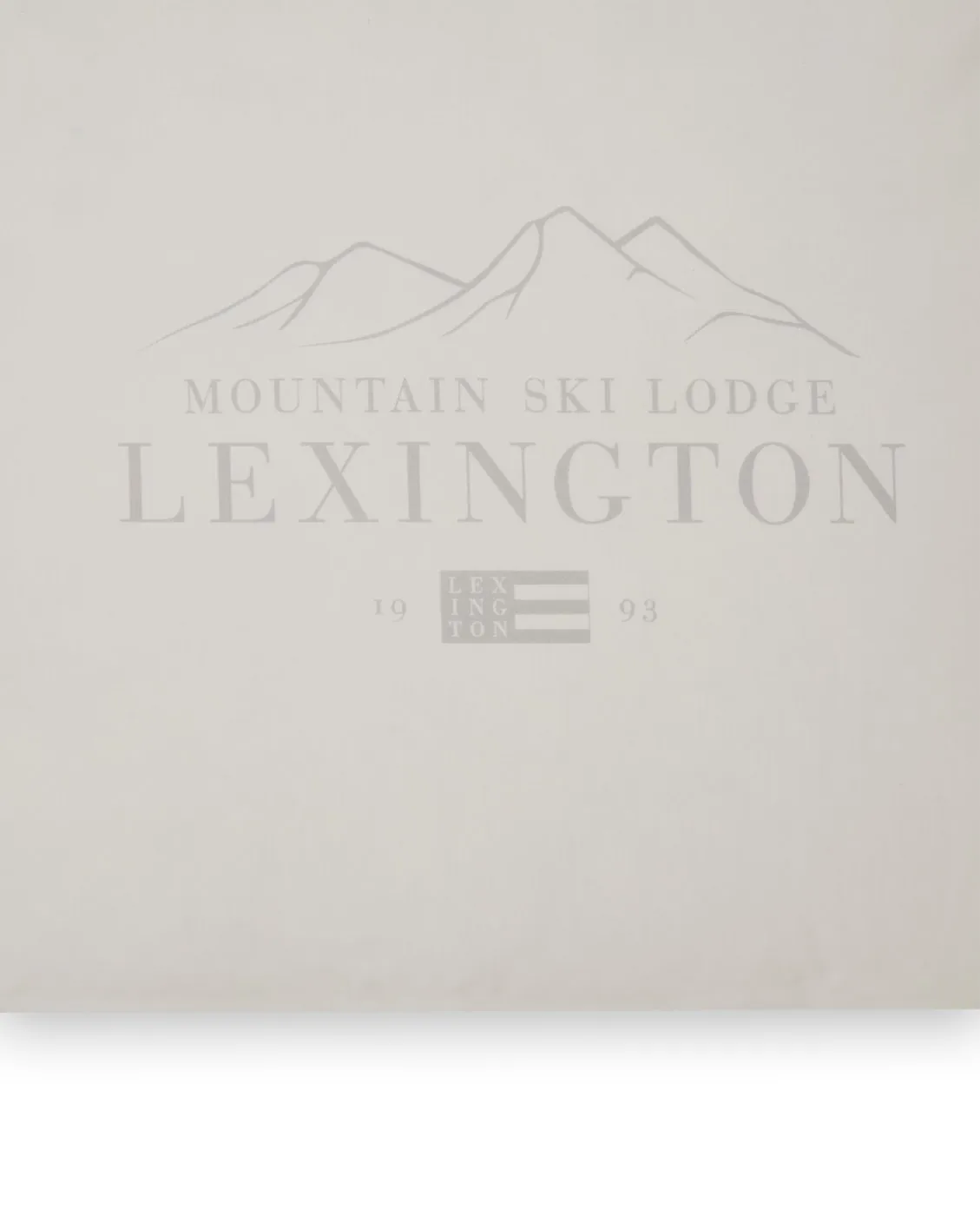 Lexington Printed Cotton Poplin poszewka 50x60 cm, White-light gray Lexington