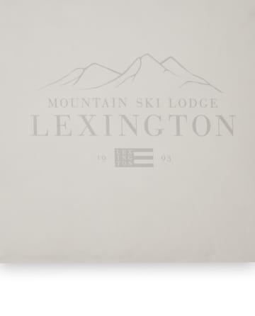 Lexington Printed Cotton Poplin poszewka 50x60 cm - White-light gray - Lexington