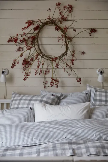 Lexington Printed Cotton Poplin poszewka 50x60 cm - White-light gray - Lexington