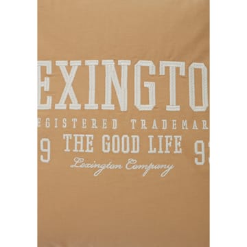 Logo Twill poszewka na poduszkę 50x50 cm - Oat-White - Lexington