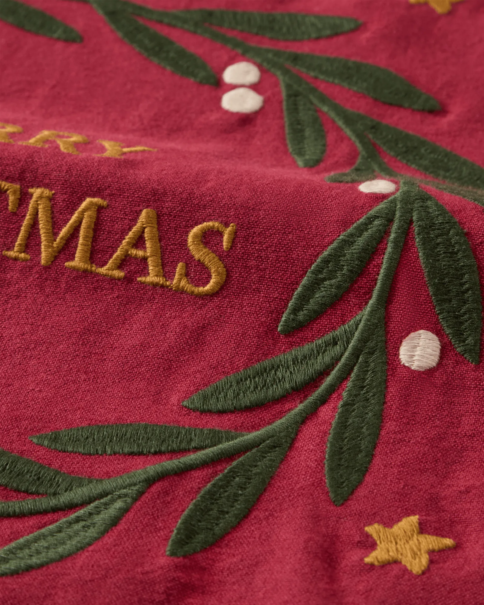 Merry Christmas Org Cotton ręcznik kuchenny 50x70 cm, Red-Light beige Lexington
