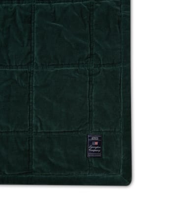 Narzuta Cotton Velvet quilted 160x240 cm - Zielony - Lexington