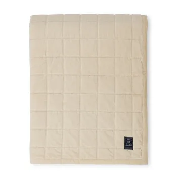 Narzuta Cotton Velvet quilted 240x260 cm - Light beige - Lexington