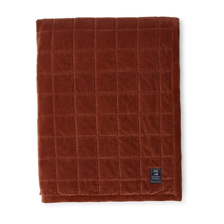 Narzuta Cotton Velvet quilted 240x260 cm, Rustic Brown Lexington