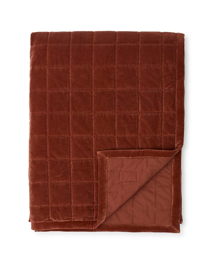 Narzuta Cotton Velvet quilted 240x260 cm, Rustic Brown Lexington