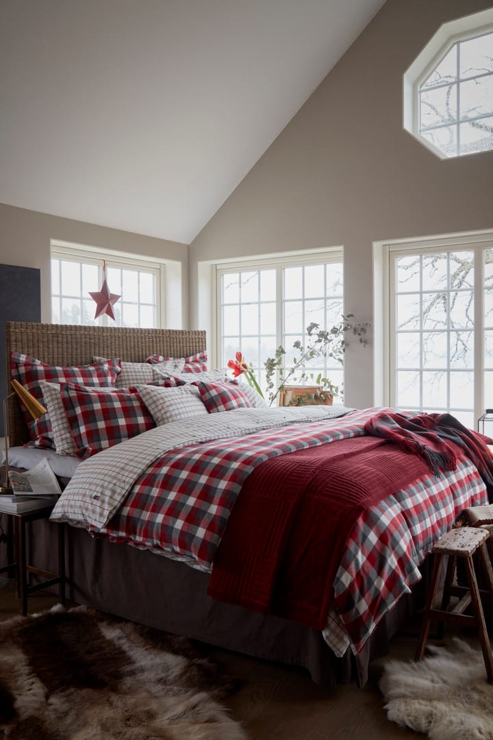 Narzuta Quilted Cotton Velvet Star 240x260 cm, Czerwony Lexington