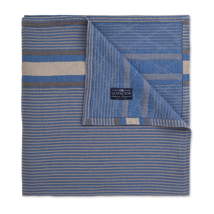 Narzuta Side Striped Soft Quilted 160x240 cm - Blue - Lexington