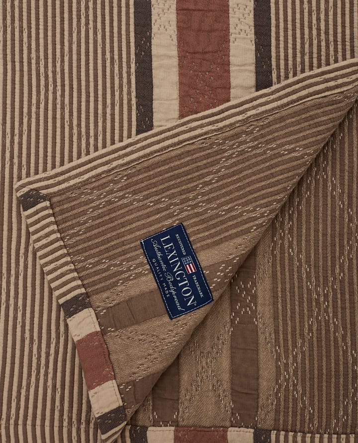 Narzuta Side Striped Soft Quilted 60x260 cm - Beżowy - Lexington